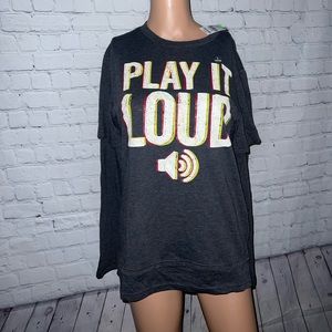 BRAND NWT amplify play it loud shirt size L/G (14-16)